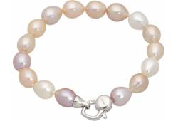 MOON  Miriam - náramek z pravých říčních perel - vícebarevný 00363078