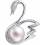 MOON Sephora - přívěsek s pravou říční bílou perlou PP000004