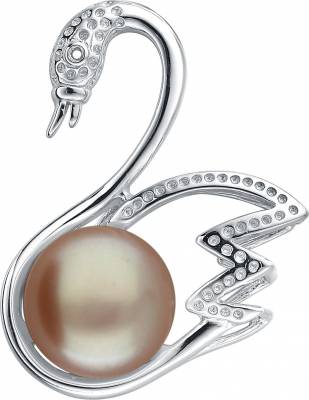 MOON Sephora - přívěsek s pravou říční růžovou perlou PP000003