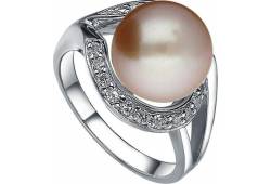 MOON Judie - prsten s pravou říční růžovou perlou RP000044