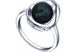 MOON Katriel - prsten s pravou říční černou perlou RP000153