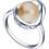 MOON Katriel - prsten s pravou říční růžovou perlou RP000158