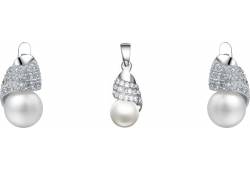 MOON Pallas - originální sada z pravých bílých říčních perel SP000072