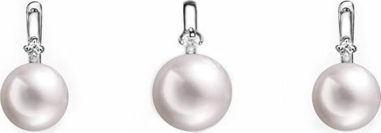 MOON Ambrosia - originální sada z pravých bílých říčních perel SP000088