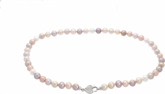 MOON Venecia - Náhrdelník z pravých říčních perel - vícebarevný 00359478