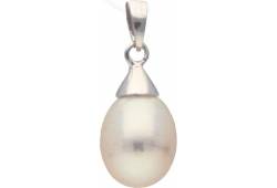 MOON Judita - přívěsek s pravou říční bílou perlou PP000023