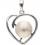 MOON Tabita - přívěsek s pravou říční bílou perlou PP000014