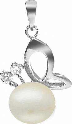 MOON Annika - přívěsek s pravou říční bílou perlou PP000017