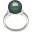 MOON Athaliah - prsten s pravou mořskou TAHITSKOU perlou 00366514