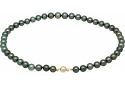 MOON Sapphire - náhrdelník z pravých TAHITSKÝCH mořských perel 00366526