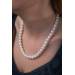 MOON Shera - náhrdelník z pravých bílých říčních perel 00363474