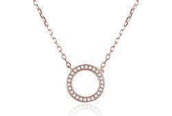 Moiss stříbrný náhrdelník RINGY ROSE N0000663