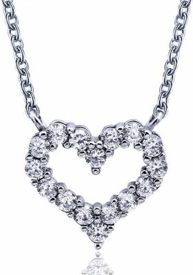 Moiss stříbrný náhrdelník HEARTLIA N0000658