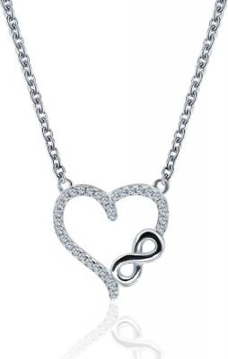 Moiss stříbrný náhrdelník HEARTY N0000647