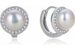 Moiss stříbrné náušnice JANNA s pravou perlou EP000127