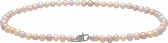 MOON Bibiana - náhrdelník z pravých růžových říčních perel 00359468