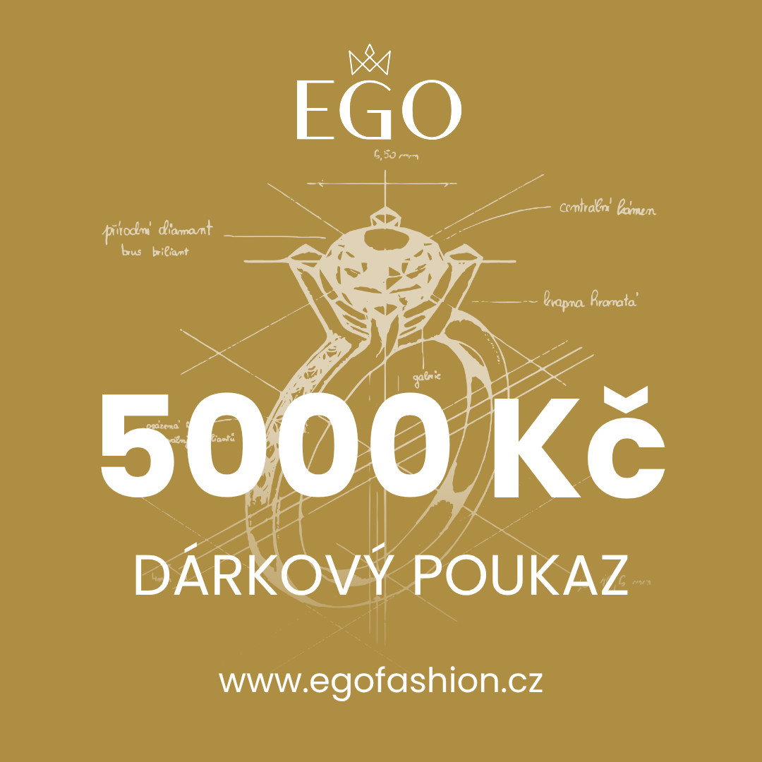 Dárkový poukaz 5000 Kč elektronický
