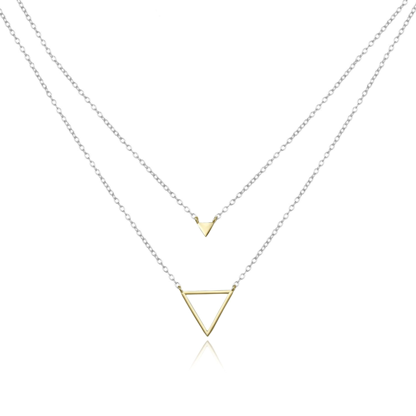 MOISS stříbrný náhrdelník GOLD