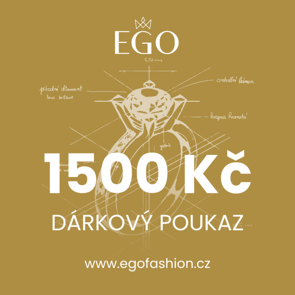 Dárkový poukaz 1500 Kč elektronický