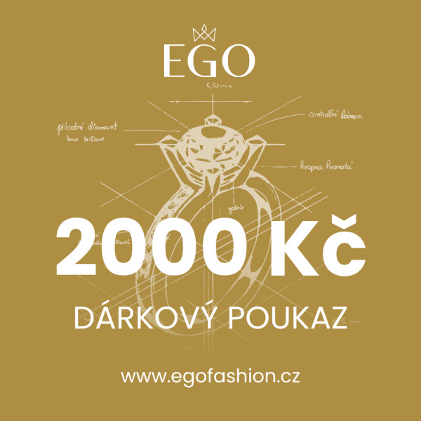Dárkový poukaz 2000 Kč elektronický