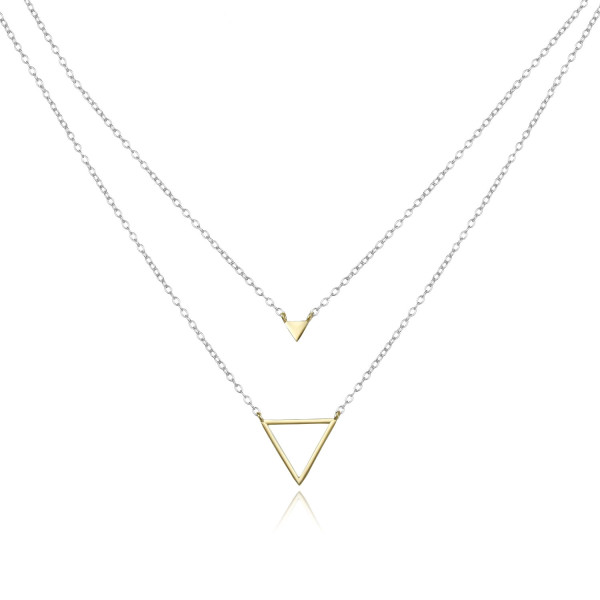 MOISS stříbrný náhrdelník GOLD