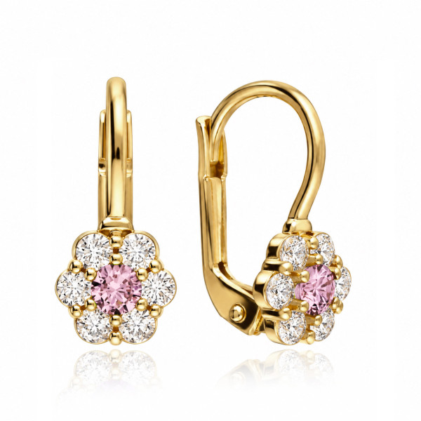 MOISS náušnice ze žlutého zlata