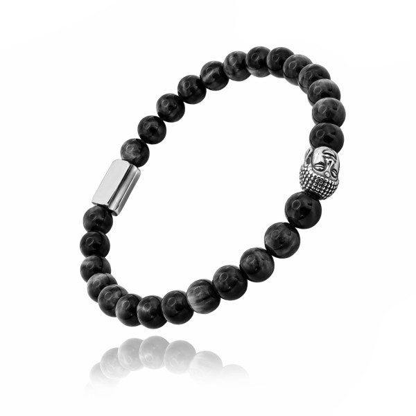 DIVERSE náramek z oceli ONYX