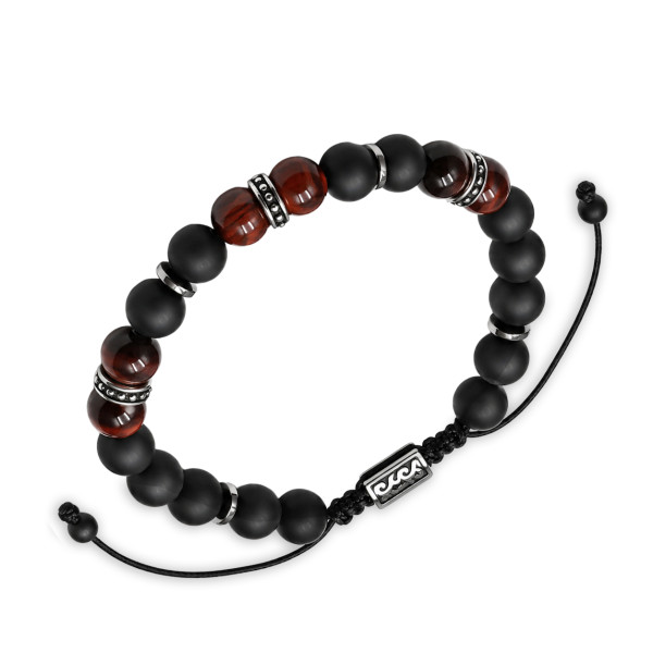 DIVERSE náramek ONYX TYGŘÍ OKO