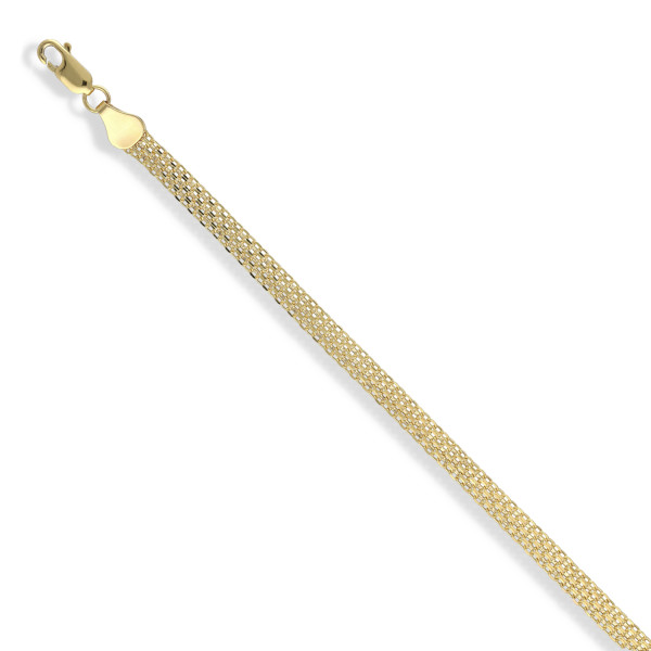 MOISS náhrdelník ze žlutého zlata 42 cm
