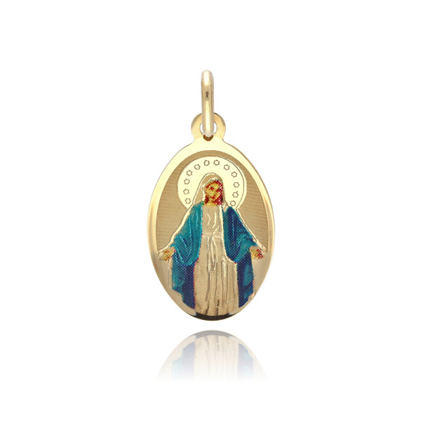 MOISS přívěsek ze žlutého zlata MADONKA