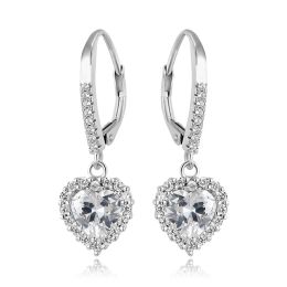 MOISS stříbrné náušnice SRDCE