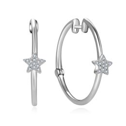 MOISS stříbrné náušnice HVĚZDA