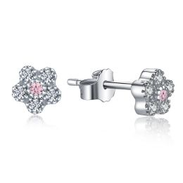 MOISS stříbrné náušnice KVĚTINA