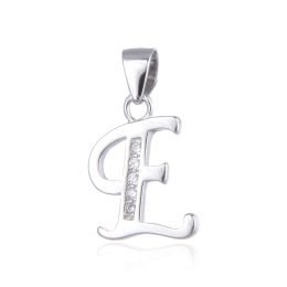 MOISS stříbrný přívěsek PÍSMENO E