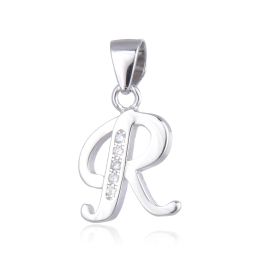 MOISS stříbrný přívěsek PÍSMENO R