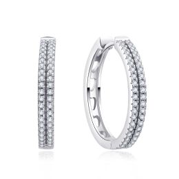 MOISS stříbrné náušnice KRUHY