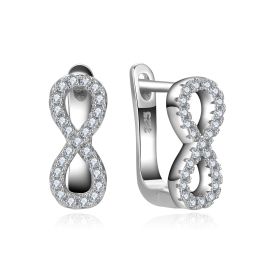 MOISS stříbrné náušnice NEKONEČNO