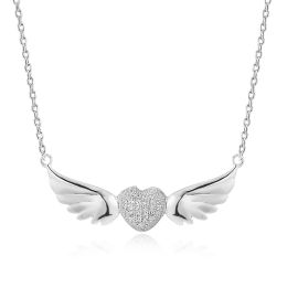 MOISS stříbrný náhrdelník KŘÍDLA