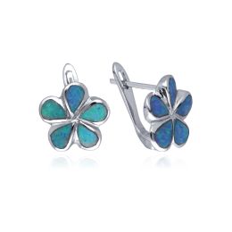 MOISS opálové stříbrné náušnice