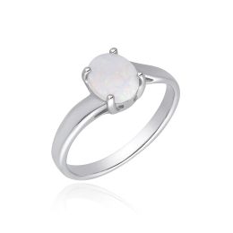 MOISS opálový stříbrný prsten