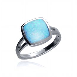 MOISS opálový stříbrný prsten