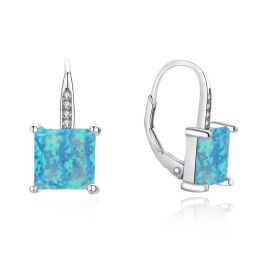 MOISS stříbrné náušnice OPÁL