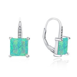 MOISS stříbrné náušnice OPÁL