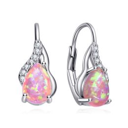 MOISS stříbrné náušnice OPÁL