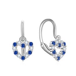 MOISS stříbrné náušnice SRDCE