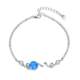 MOISS stříbrný náramek OPÁL