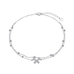 MOISS stříbrný náramek na nohu