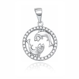 MOISS stříbrný přívěsek RYBY