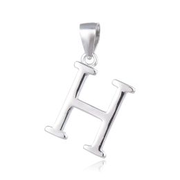 MOISS stříbrný přívěsek PÍSMENO H
