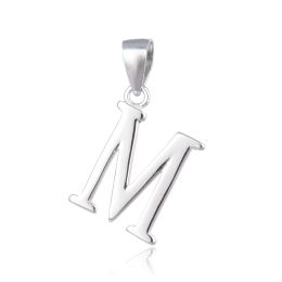 MOISS stříbrný přívěsek PÍSMENO M